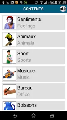 Learn French - 50 languages android App screenshot 1