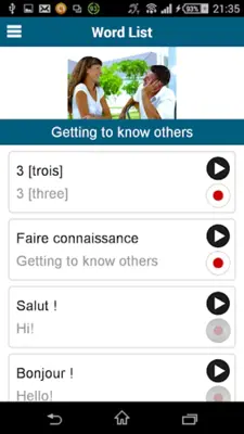 Learn French - 50 languages android App screenshot 4